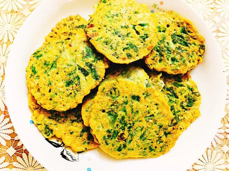 莴笋叶煎饼