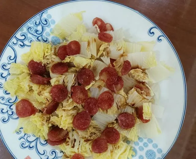 黔式腊肠娃娃菜