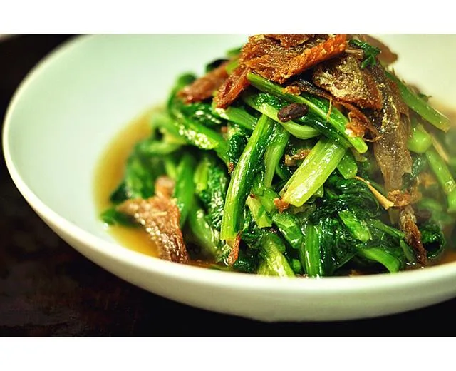 豆豉鲮鱼油麦菜